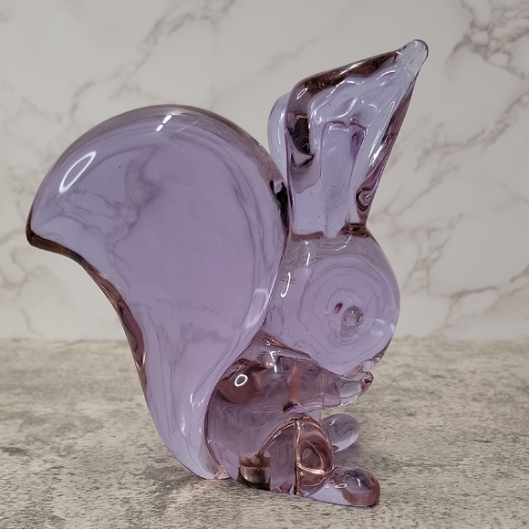 Murano Other - Archimede Seguso For Seguso Vetri D’arte Neodymium Glass Squirrel Murano